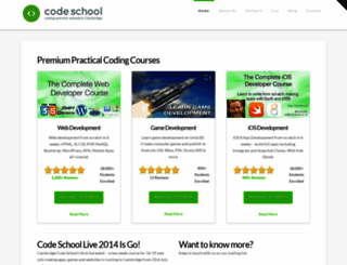 codeschool.org.uk screenshot