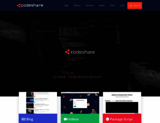 codeshare.co.uk screenshot