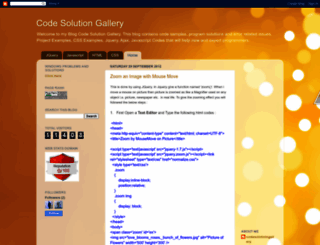 codesolutiongallery.blogspot.in screenshot