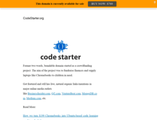 codestarter.org screenshot