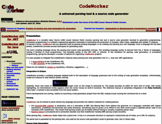codeworker.free.fr screenshot