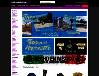 codiceskateshop.com screenshot