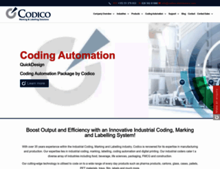 codico-distributors.com screenshot