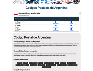 codigo-postal.com.ar screenshot