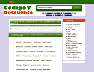 codigoydescuento.com screenshot