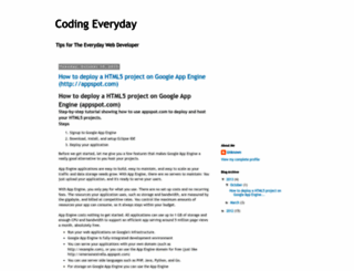 coding-everyday.blogspot.com screenshot