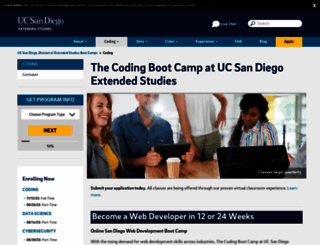 codingbootcamp.extension.ucsd.edu screenshot