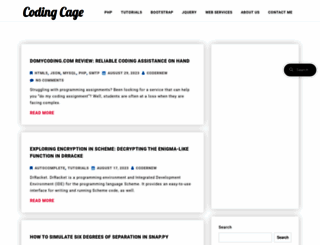 codingcage.com screenshot