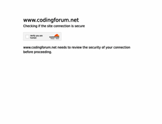 codingforum.net screenshot