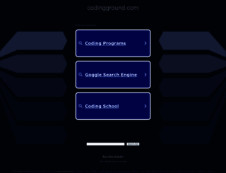 codingground.com screenshot