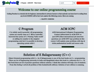 codingpractise.com screenshot