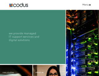 codus.co.uk screenshot