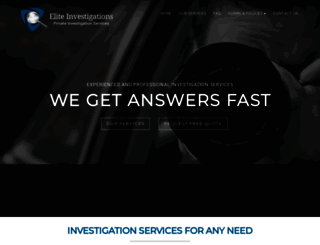 coeliteinvestigations.com screenshot