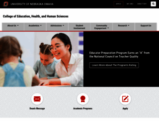 coeportfolio.unomaha.edu screenshot
