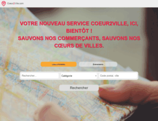 coeur2ville.com screenshot