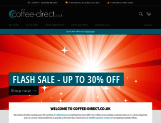 coffee-direct.co.uk screenshot
