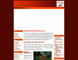 coffee-tea.co.uk screenshot