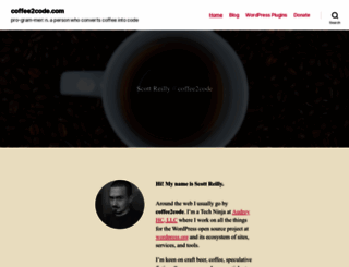 coffee2code.com screenshot