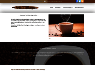 coffeebagsonline.com screenshot