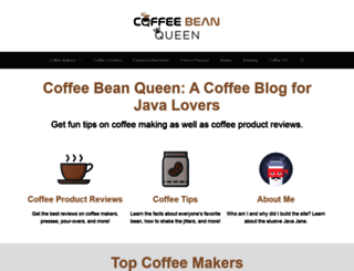 coffeebeanqueen.com screenshot