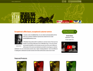 coffeebeanshop.com.au screenshot