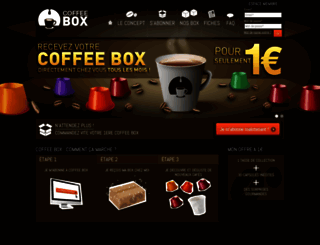 coffeebox.be screenshot