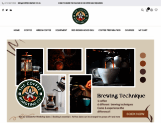 coffeecompany.co.za screenshot