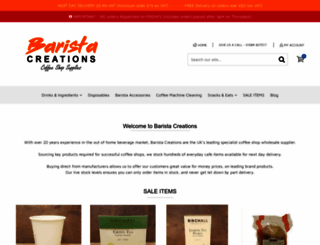 coffeecreations.co.uk screenshot