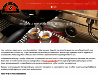 coffeeexpressco.com screenshot