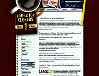 coffeeforclosers.org screenshot