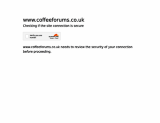 coffeeforums.co.uk screenshot