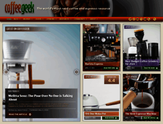 coffeegeek.com screenshot