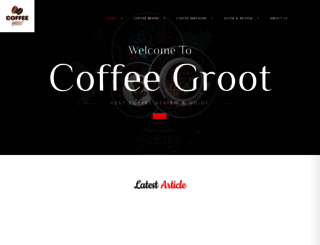 coffeegroot.com screenshot