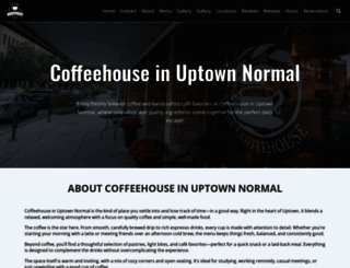 coffeehousenormal.com screenshot