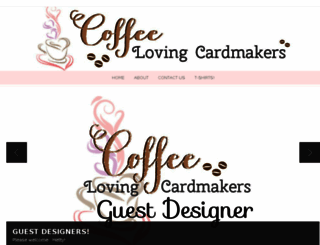 coffeelovingcardmakers.com screenshot