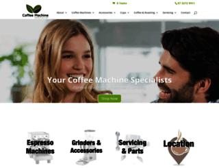 coffeemachinespecialist.com.au screenshot