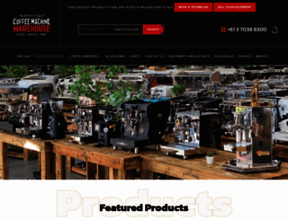 coffeemachinewarehouse.com.au screenshot