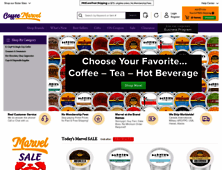 coffeemarvel.com screenshot