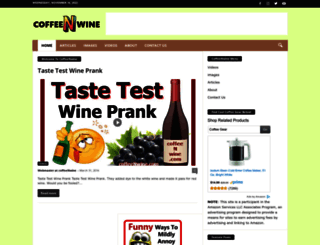 coffeenwine.com screenshot