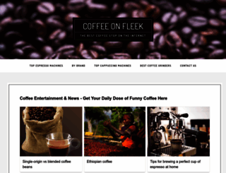 coffeeonfleek.com screenshot