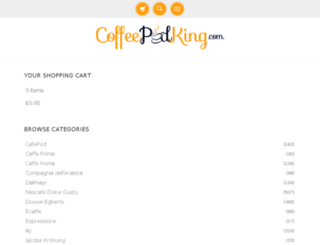 coffeepodking.com screenshot