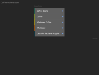 coffeeretriever.com screenshot