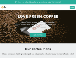 coffeerun.pactcoffee.com screenshot
