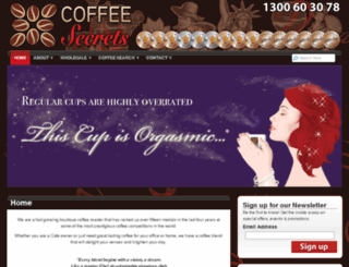 coffeesecrets.com.au screenshot