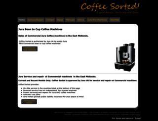 coffeesorted.co.uk screenshot