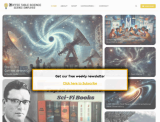 coffeetablescience.com screenshot
