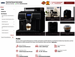 coffeevendingmachine.co.in screenshot