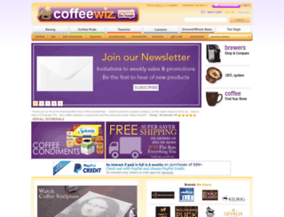 coffeewiz.com screenshot