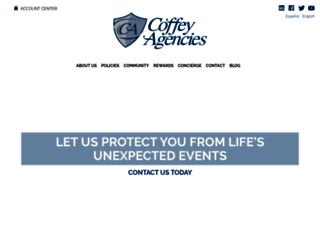 coffeyagencies.com screenshot