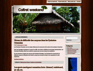 coffret-weekend.com screenshot